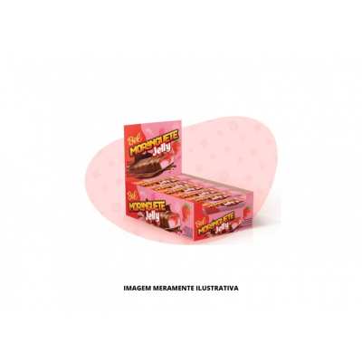 CHOCOLATE BEL MORANGUETE JELLY 1X18X30G